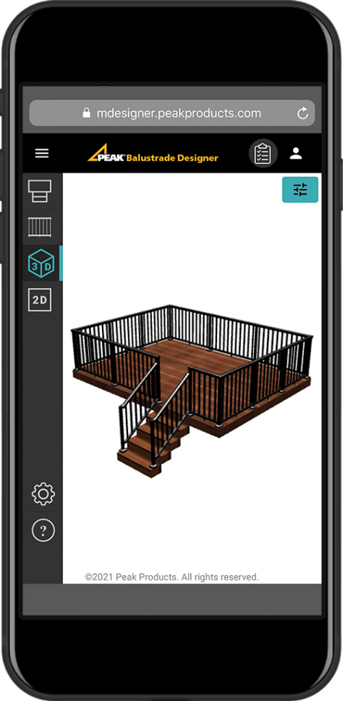 Peak Balustrade Designer for Bunnings Peak Products (New Zealand)